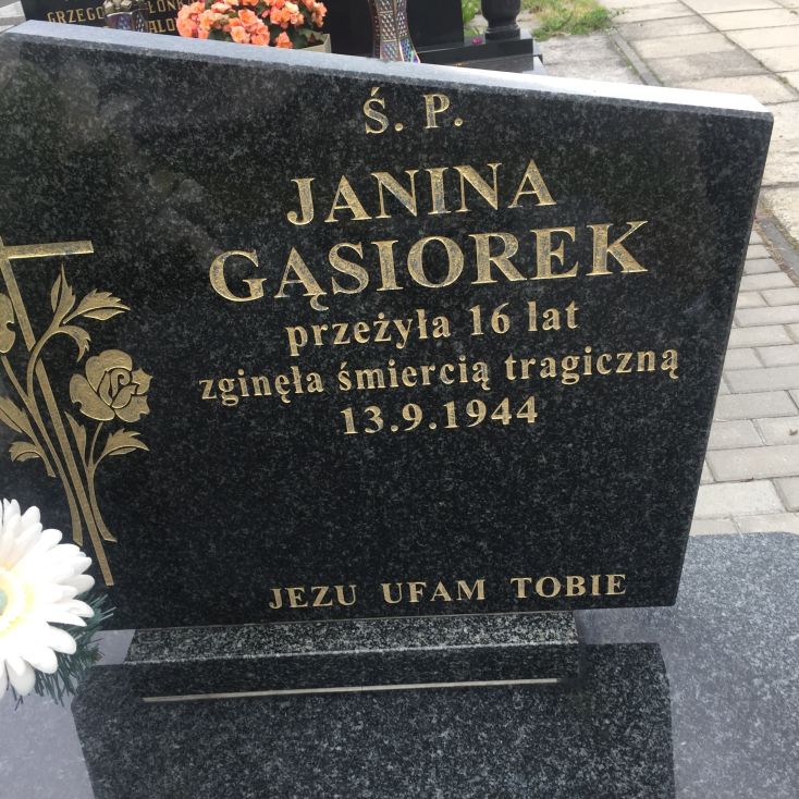 Janina Ogrodnik 1954 Przeciszów - Grobonet - Wyszukiwarka osób pochowanych