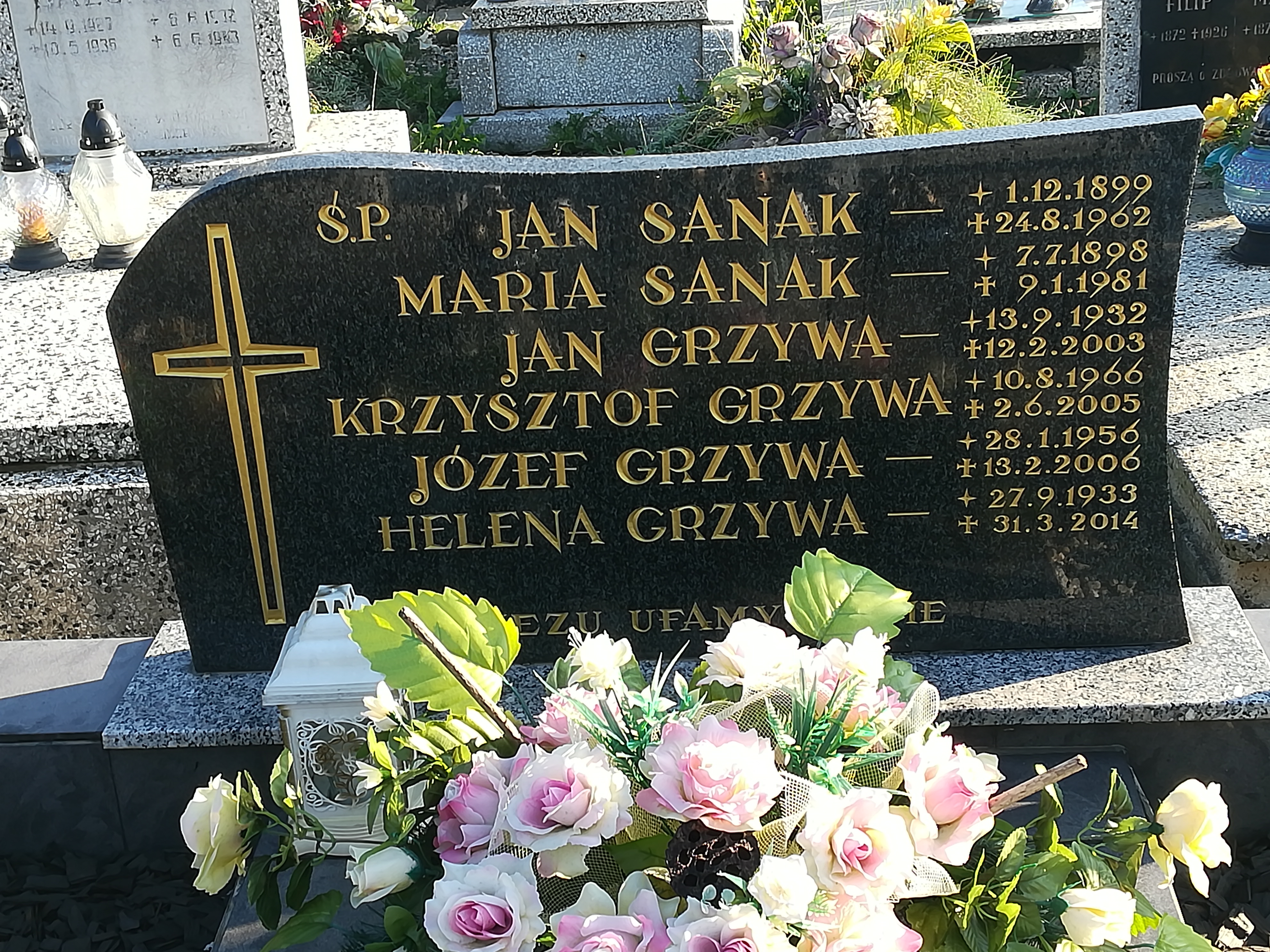 Maria Sanak 1898 Przeciszów - Grobonet - Wyszukiwarka osób pochowanych