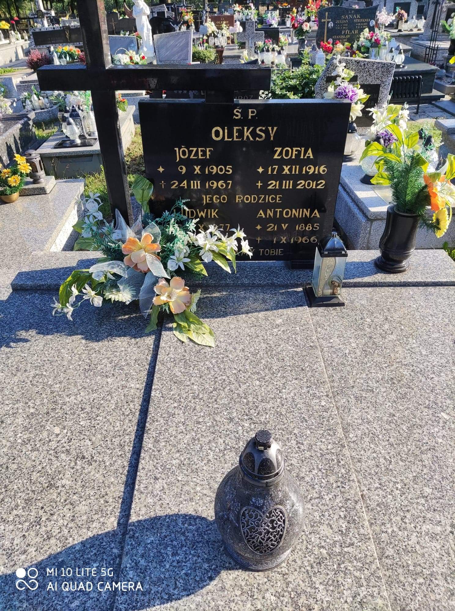 Antonina Oleksy 1885 Przeciszów - Grobonet - Wyszukiwarka osób pochowanych