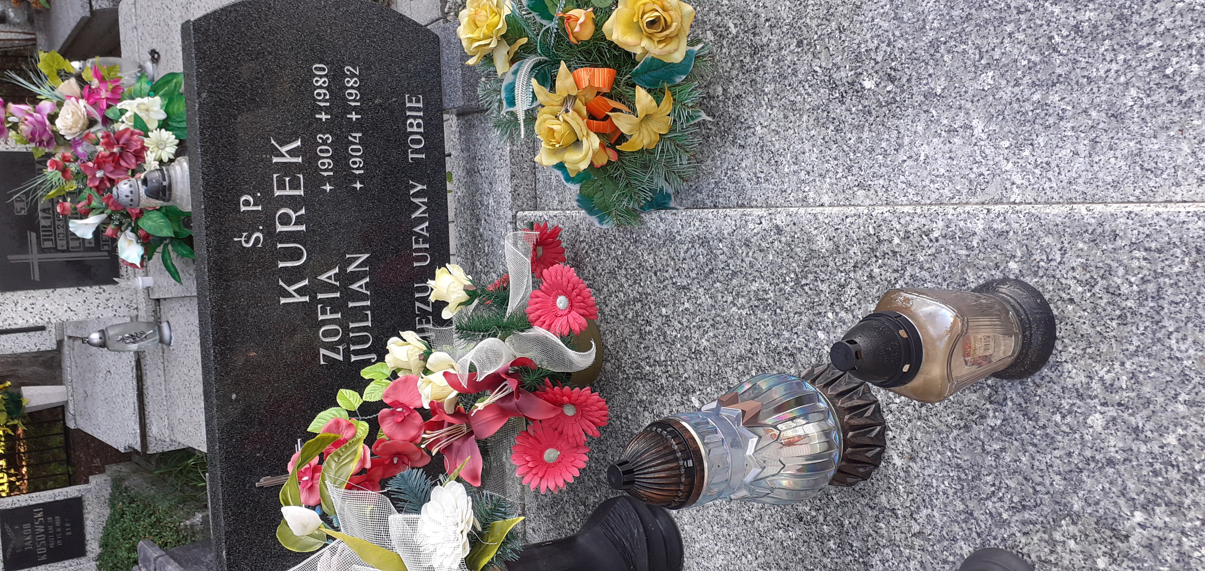 Zofia Kurek 1903 Przeciszów - Grobonet - Wyszukiwarka osób pochowanych