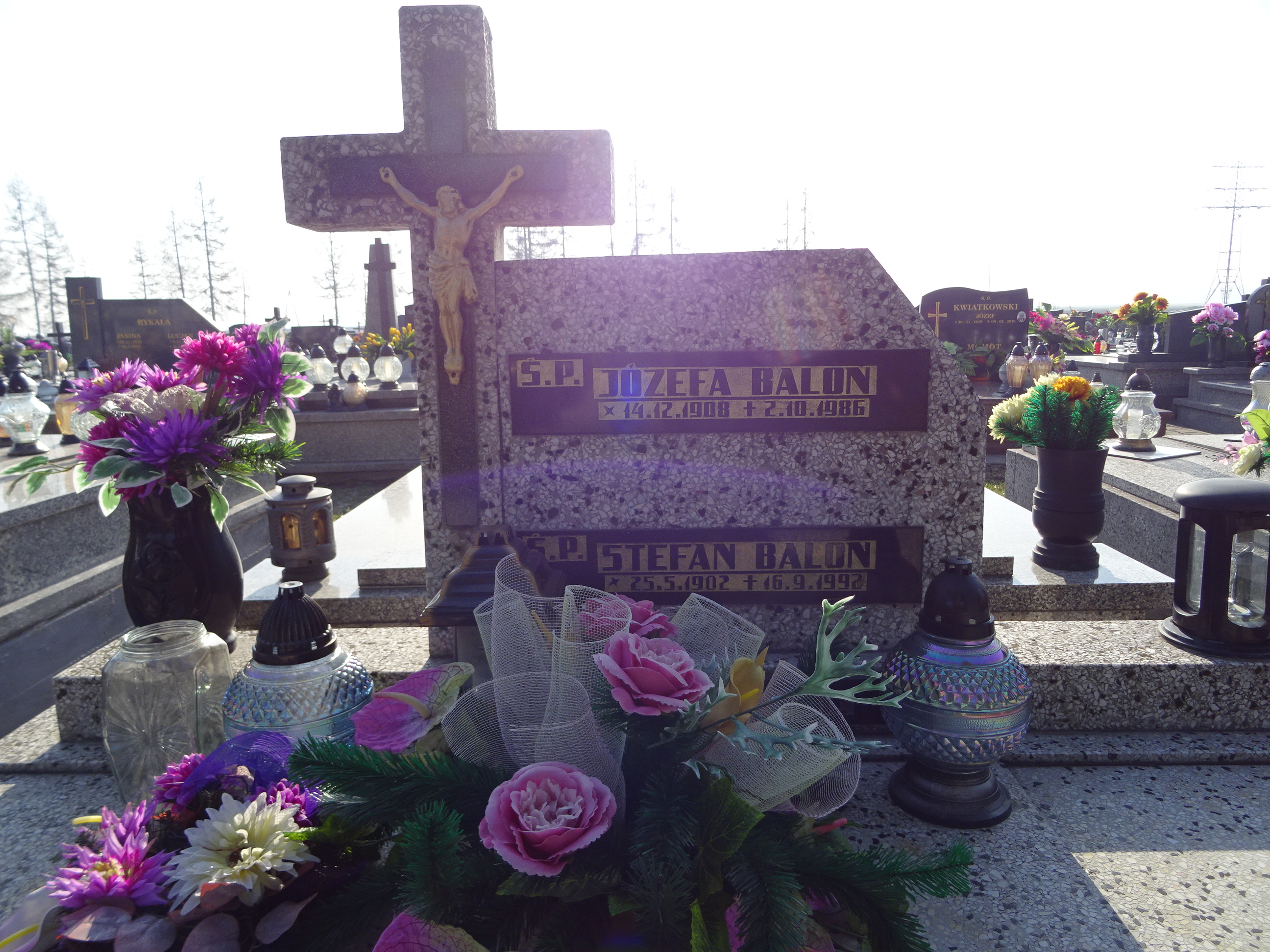 Józefa Balon 1908 Przeciszów - Grobonet - Wyszukiwarka osób pochowanych