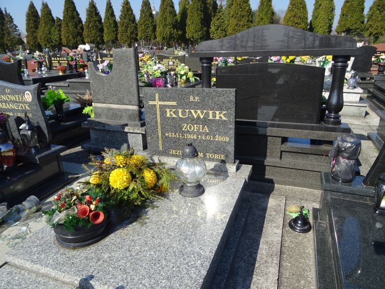 Grób Zofia Kuwik 