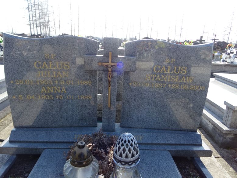 Anna Całus 1905 Przeciszów - Grobonet - Wyszukiwarka osób pochowanych