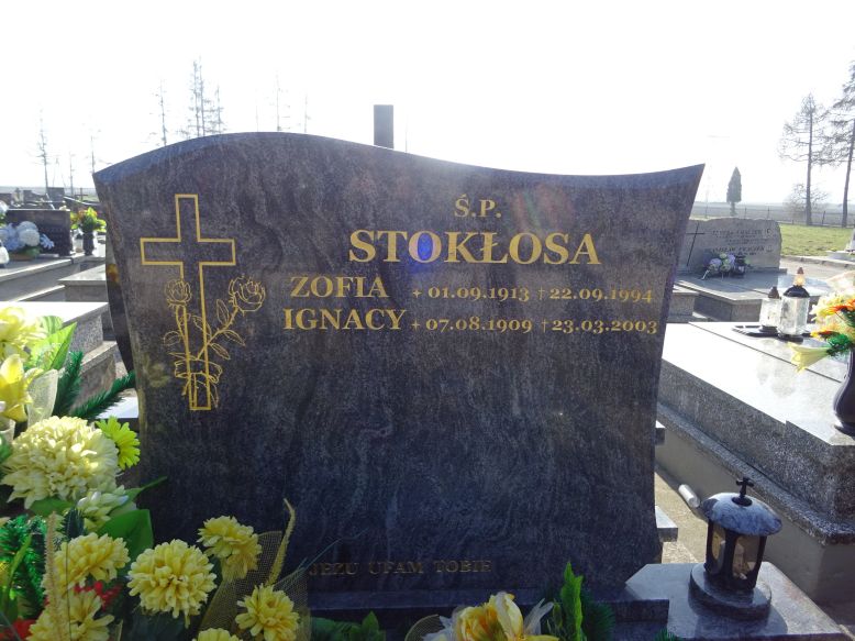 Zofia Stokłosa 1913 Przeciszów - Grobonet - Wyszukiwarka osób pochowanych