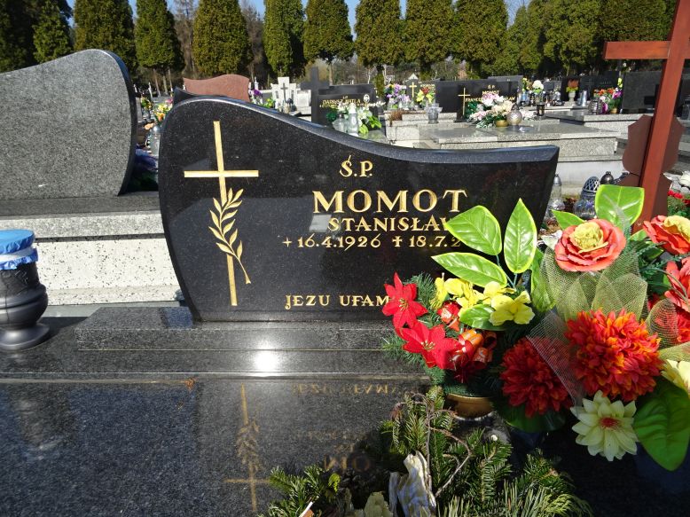 Janina Momot  1934 Przeciszów - Grobonet - Wyszukiwarka osób pochowanych