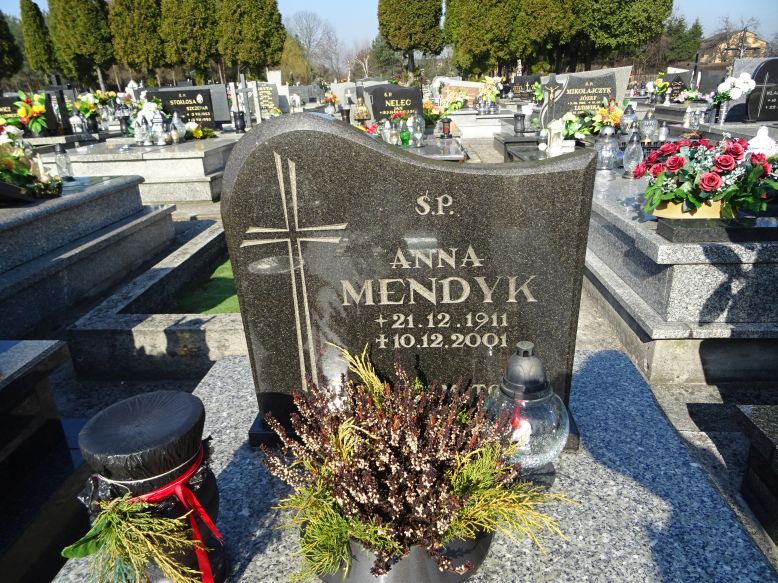 Anna Mendyk 1911 Przeciszów - Grobonet - Wyszukiwarka osób pochowanych