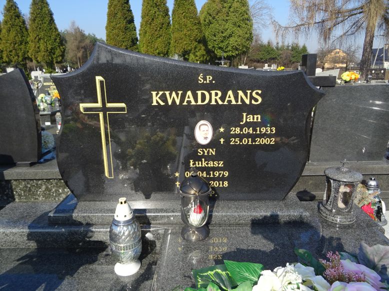 Łukasz Kwadrans 1979 Przeciszów - Grobonet - Wyszukiwarka osób pochowanych