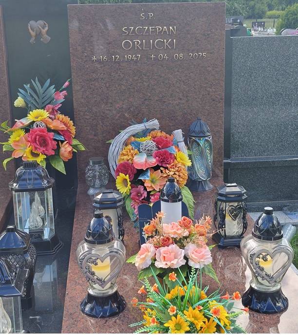 Grób Stanisława Orlicka 